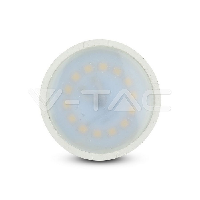 LED Spotlight - 4.5W GU10 SMD White Plastic Milky Cover 6400K 3PCS/PACK img 2