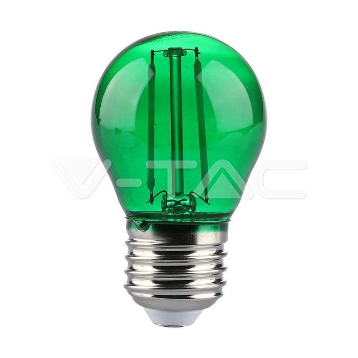 LED - 2W Filament E27 G45 Green