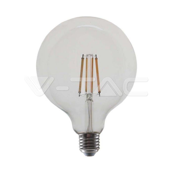 LED - 12.5W Filament E27 G125 Clear Cover 4000K