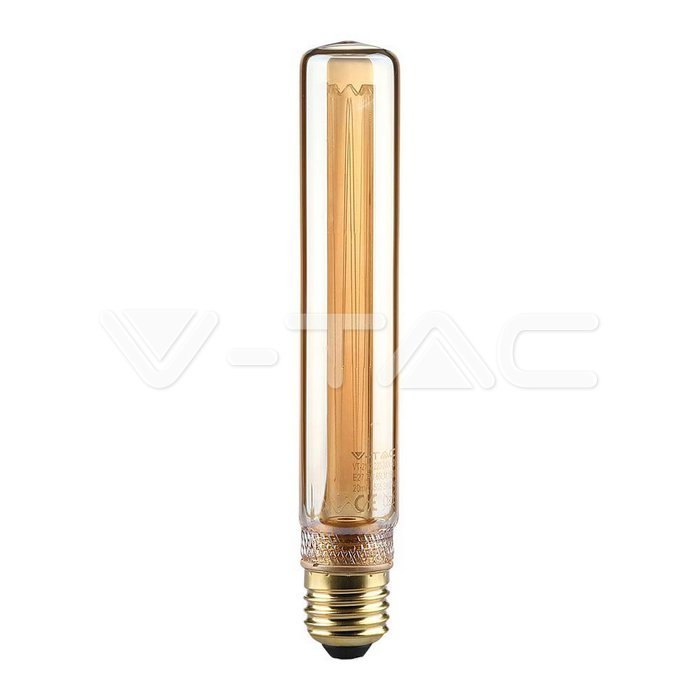 LED - 2W Filament E27 T30 Amber Glass Filament 1800K
