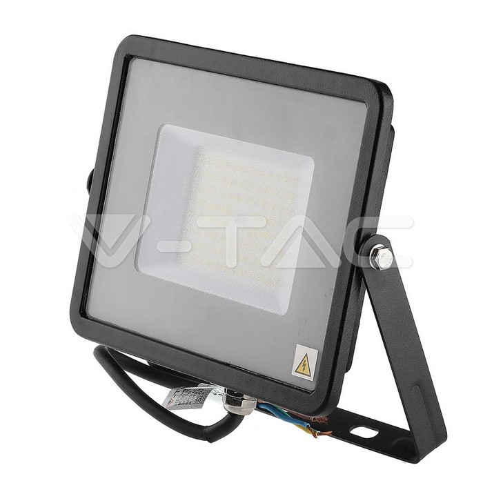 50W LED Floodlight SMD SAMSUNG CHIP G2 SLIM  White Body 4000K