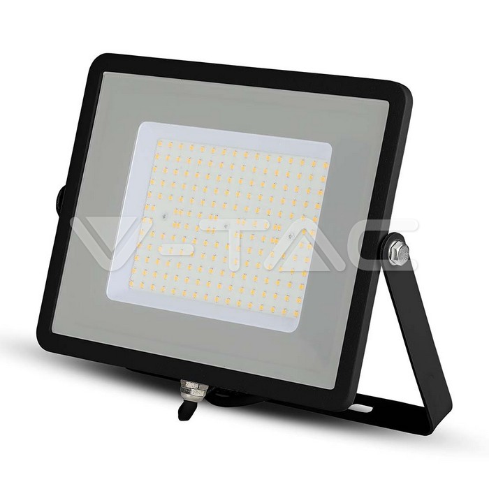 100W LED Floodlight SMD SAMSUNG CHIP G2 SLIM  Black Body 6400K