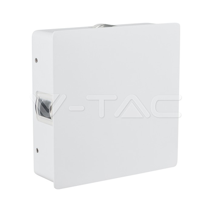 4W LED Wall Light White  Square 