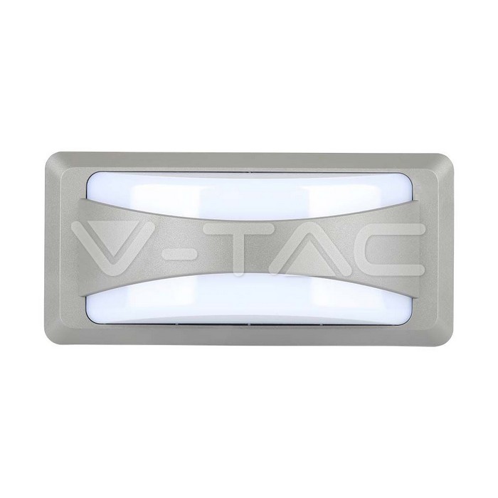 12W LLED Bulkhead With Soft3000K Grey Body IP65