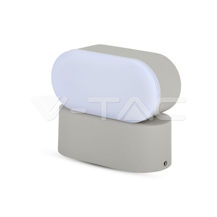 6W  Wall Light Grey Body IP65 Movable 4000K