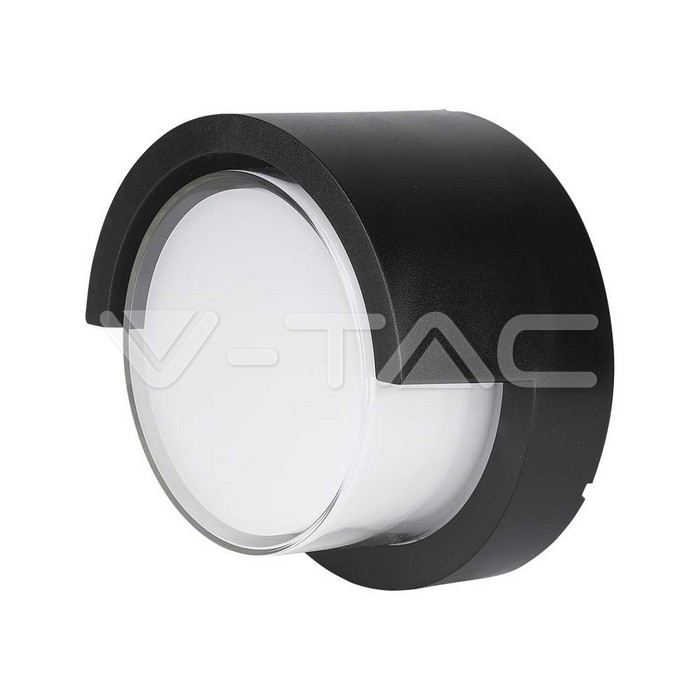 12W LED Wall SamiFrame Black Round 3000K