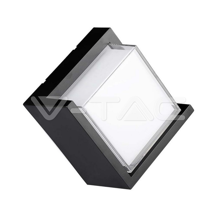 12W LED Wall SamiFrame Black Square 3000K