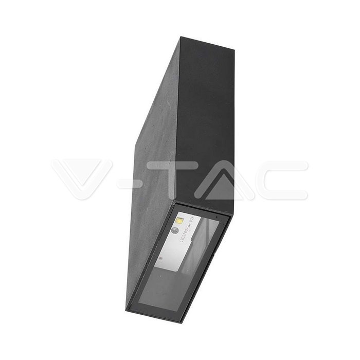 4W LED Wall Light Black 6500K