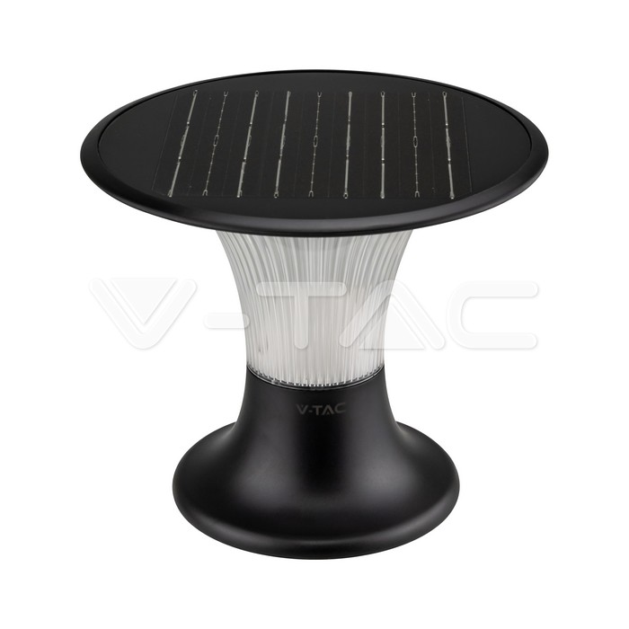 Lampada LED Solari 15W da Terra Batteria LiFePO4 3.2V Colore Nero CCT: 6000K+4000K IP65