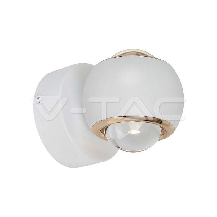Lampada LED Da Muro 10W con Doppio Fascio Luminoso Colore Bianco 