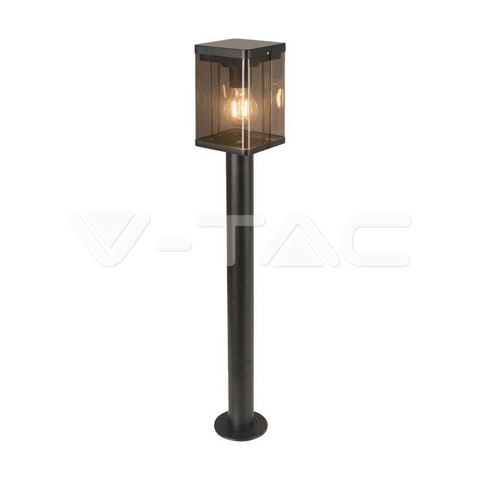 Piantana Solare LED da Giardino 2.5W con Sensore di Movimento a Microonde Colore Nero 3000K IP44