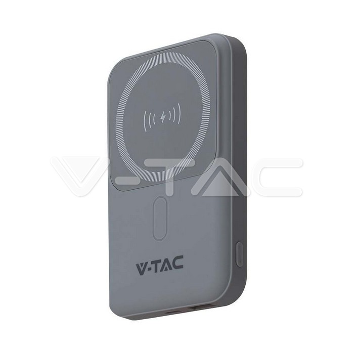 SKU 23040 V-Tac  Power Bank 10000 mAh MagSafe Ultra Sottile Magn