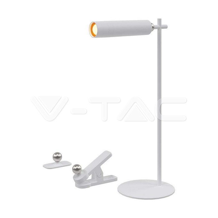 3W LED Magnetic Table Lamp 4000K White Body