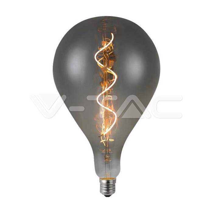 LED Bulb - 4W Filament Spiral A160S 2700K Smoky Glass
