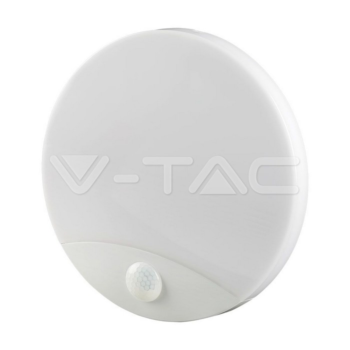 15W LED PIR Sensor Lamp SAMSUNG CHIP 3IN1 Round White Body IP44