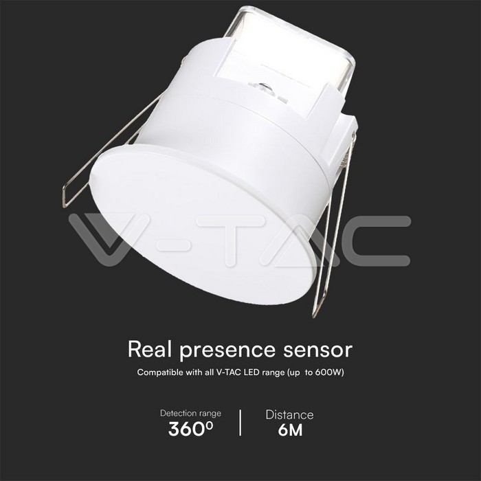 COB Real Presence Sensor 3m Radius White Body img 1