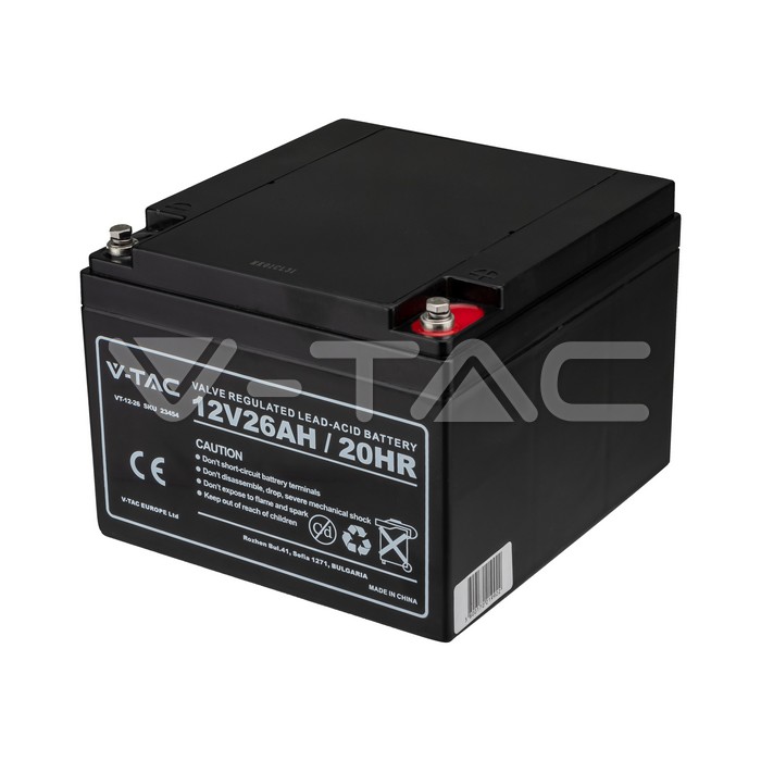 26Ah 12V Lead Acid Battery M5 175*165*127*127MM