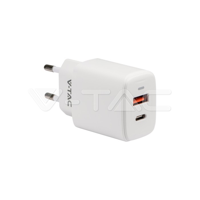PD20W A+C Charger White Body