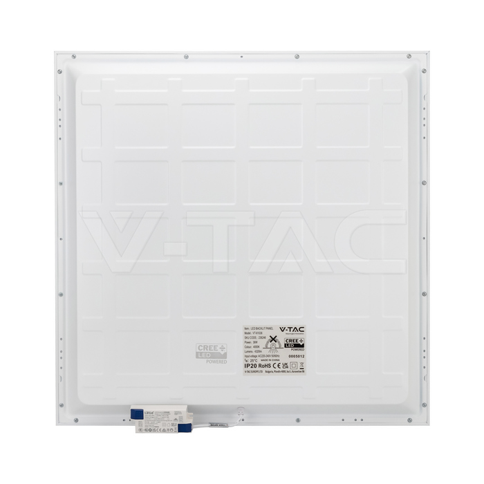 LED Panel 36W CREE CHIP 600x600mm Backlit 120Lm/W 4000K 10PCS/SET img 5