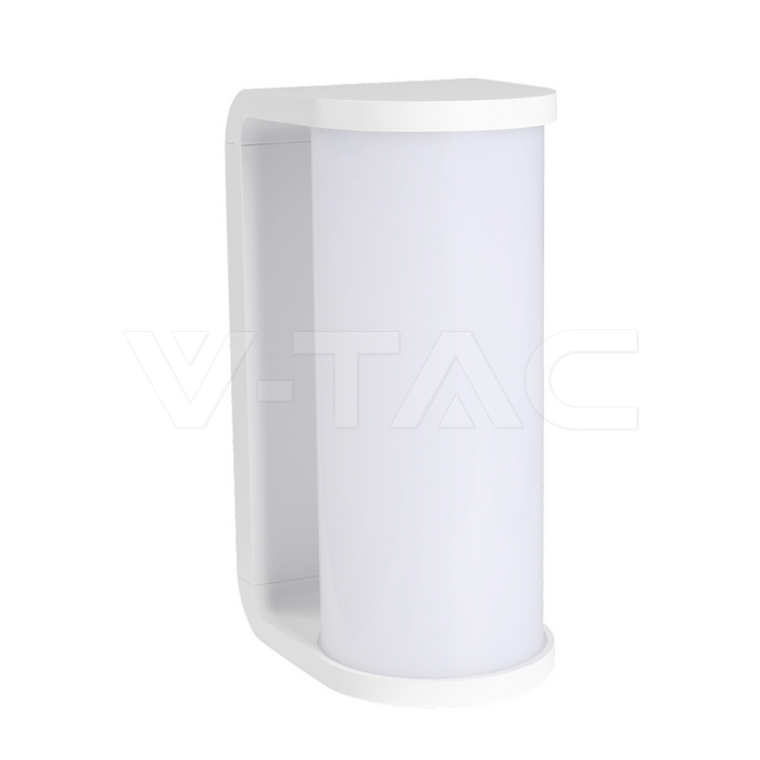12W LED Wall Light White Body 3in1