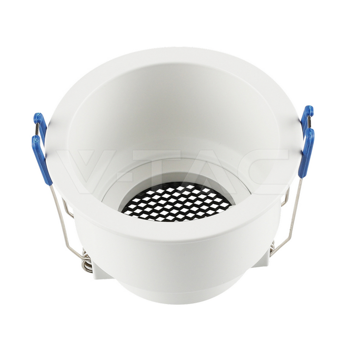 GU10 Fitting Round Aluminum Body Deep Anti Glare White Body With Hoyne Comb