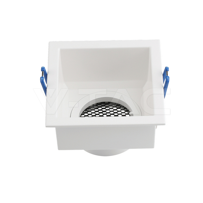 GU10 Fitting Square Aluminum Body Deep Anti Glare White Body With Hoyne Comb