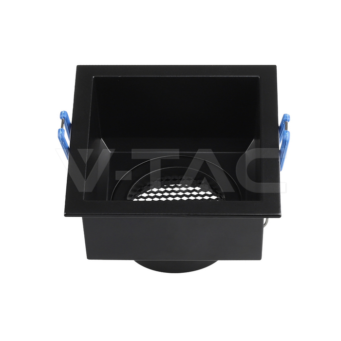 GU10 Fitting Square Aluminum Body Deep Anti Glare Black Body With Hoyne Comb