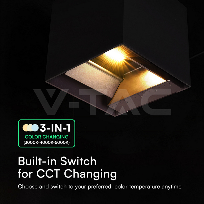 3W LED Solar Wall Light 3in1 Black Body IP65 Charging Type C PIR Sensor img 3
