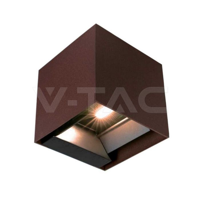 9W LED Solar Wall Light 3in1 Corten Body IP65