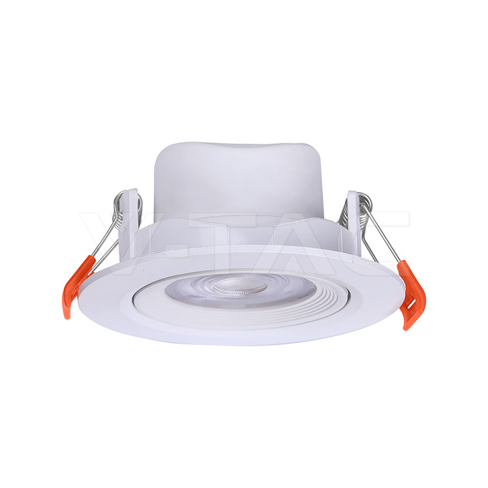 7W LED COB Hotel Downlight 3in1 White Body