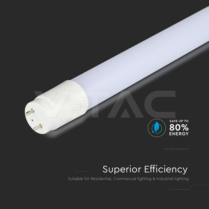 LED Tube T8 24W - 150 cm Nano Plastic Non Rotation 4000K img 4