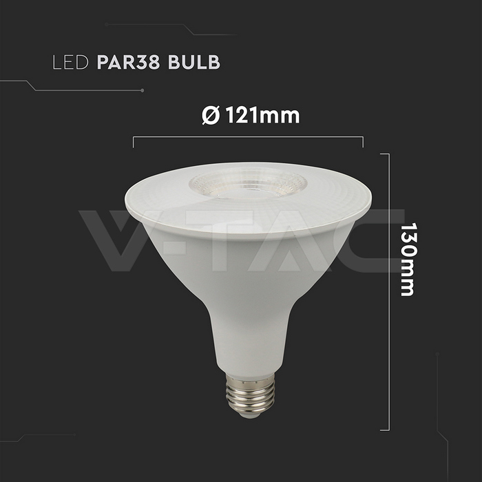 LED Bulb - 12.8W PAR38 E27 6500K img 4