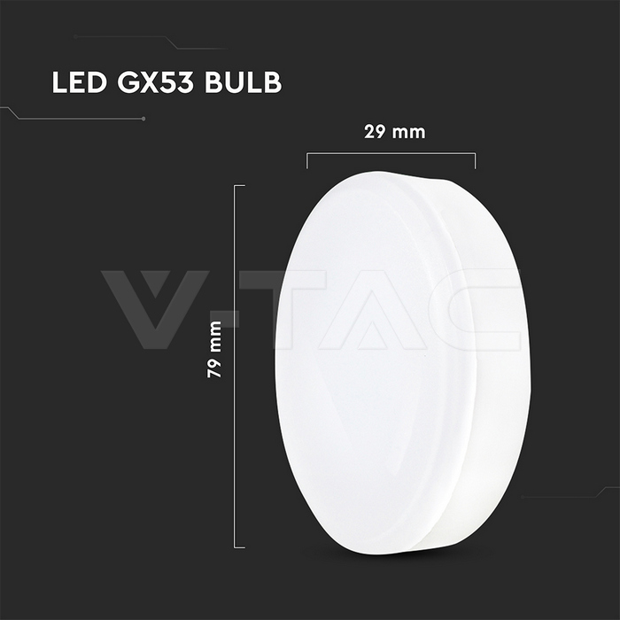 LED Bulb - 6.4W GX53 6500K img 5