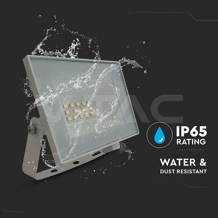 10W LED Floodlight 6400K White Body img 2