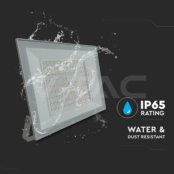 100W LED Floodlight 6500K White Body img 2