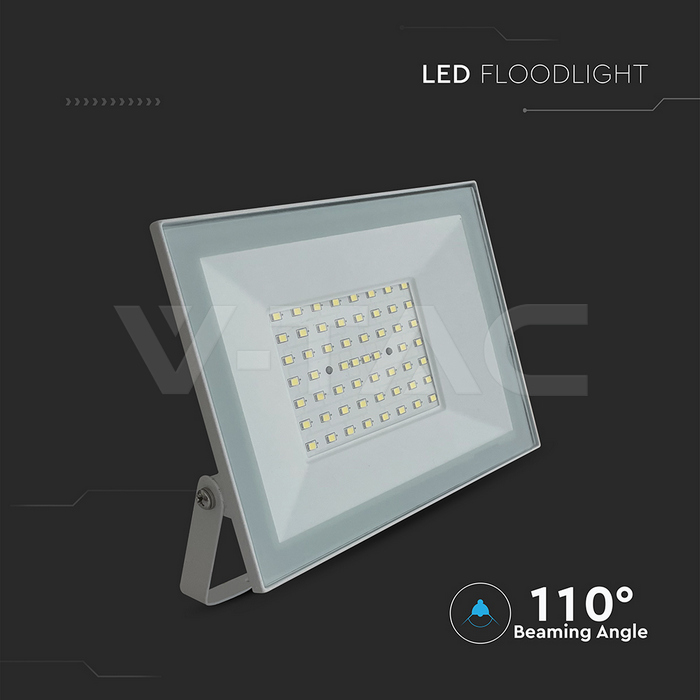 50W LED Floodlight 4000K White Body img 1