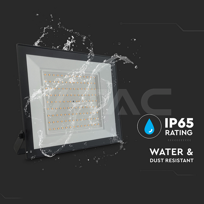 100W LED Floodlight 3000K White Body img 2