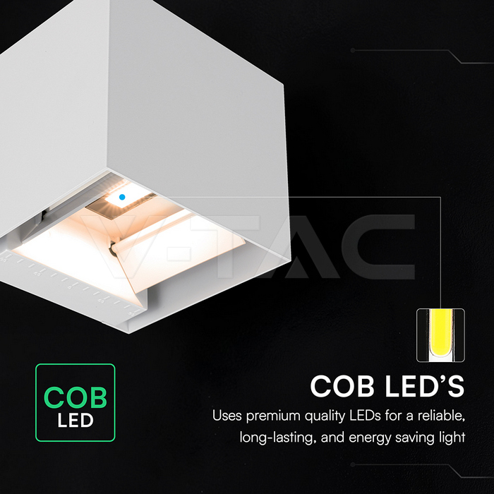 3W LED Solar Wall Light 3in1 White Body IP65 Charging Type C PIR Sensor img 6