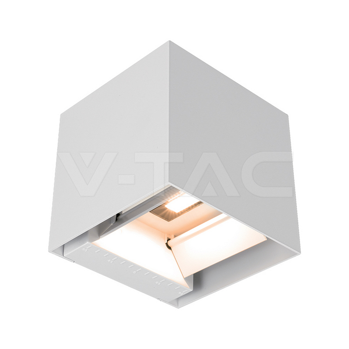 3W LED Solar Wall Light 3in1 White Body IP65