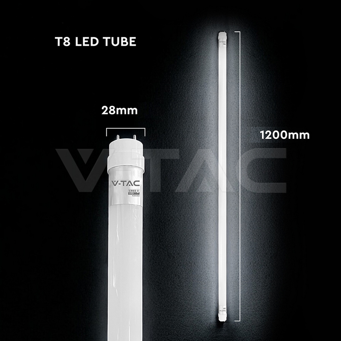LED Tube CREE CHIP - 120cm 12W G13 Nano Plastic 4000K High Lumen img 5