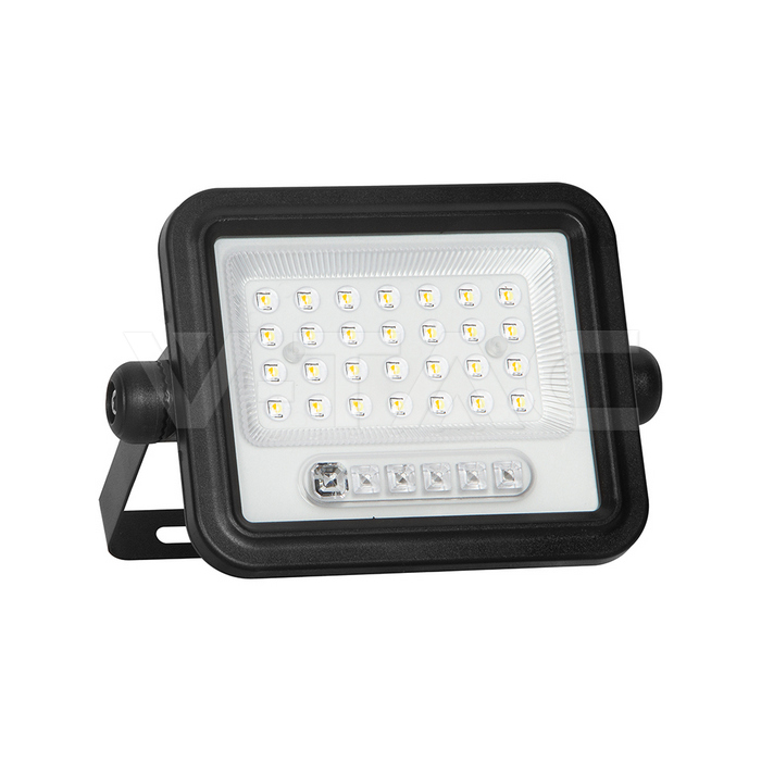 5W LED Solar Floodlight 2000K-8000K Black Body Battery Indicator img 2