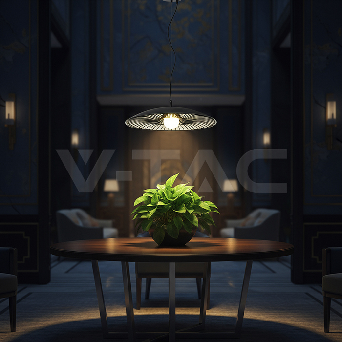 G9 Decorative Hanging Lamp (D450*H60mm) Black+White img 6