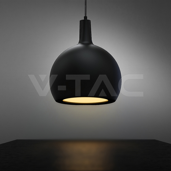 E27 Decorative Hanging Lamp (D280*H218mm) Black Body img 1