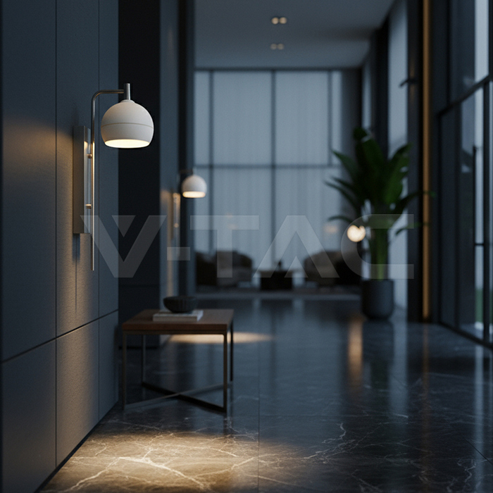 10W LED Decorative Lamp (L250*W80*H30mm) 3000K Brushed Nickel+White img 5