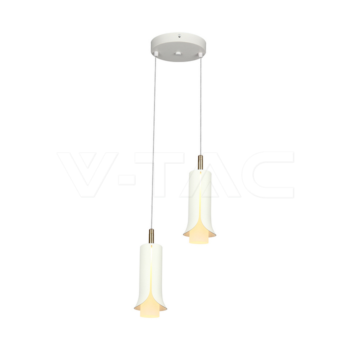 2X5W LED Decorative Hanging Lamp (D150*H30mm) 3000K Sandy White