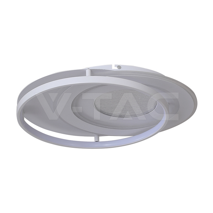 48W LED Decorative Ceiling Lamp (500*420*70mm) CCT3IN1 White With IR Remote Control