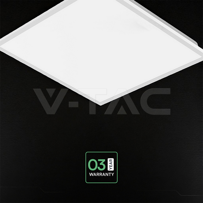 LED Panel 40W 600x600mm Slim Backlit 120Lm/W 6500K 10PCS/SET img 6