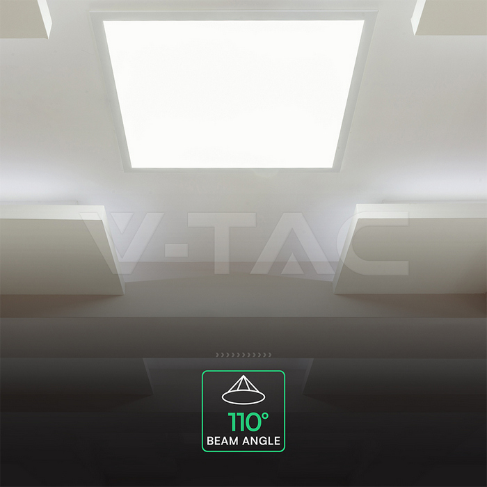 LED Panel 40W 600x600mm Backlit 120Lm/W 4000K 10PCS/SET img 10