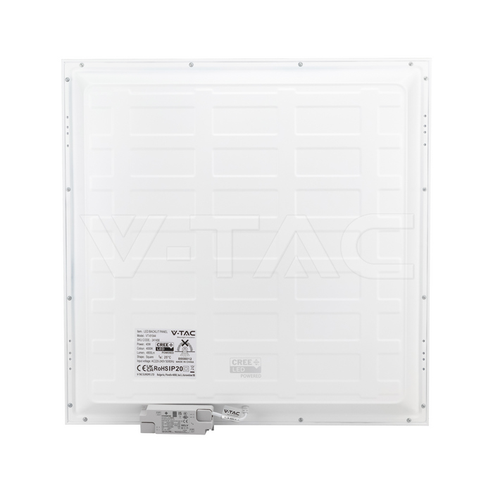 LED Panel 40W CREE CHIP 600x600mm Backlit 120Lm/W 4000K 10PCS/SET img 5