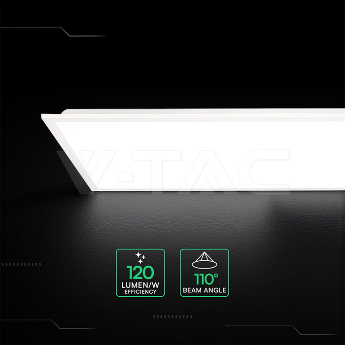 LED Panel 40W CREE CHIP 1200x300mm Backlit 120Lm/W 4000K 6PCS/SET img 5